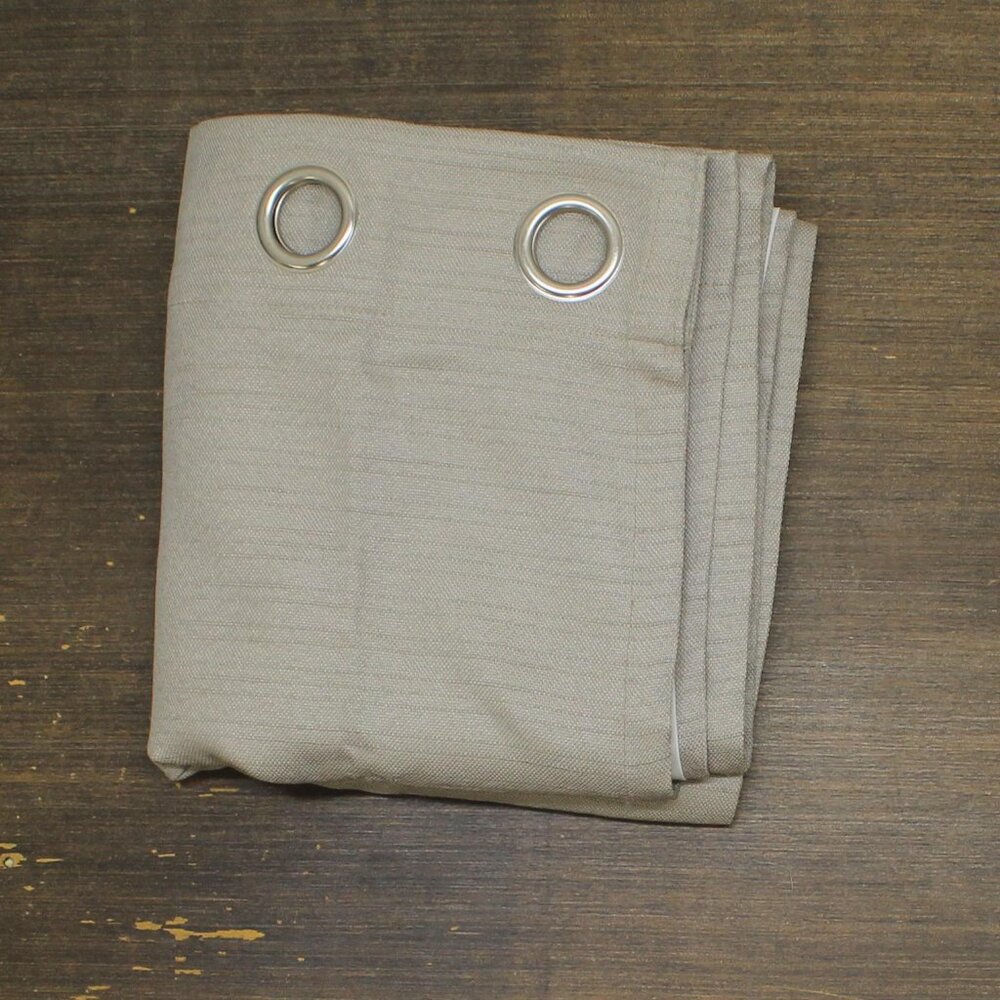 NEW Linden Street Blackout Grommet Curtain Panel Brown 50x108